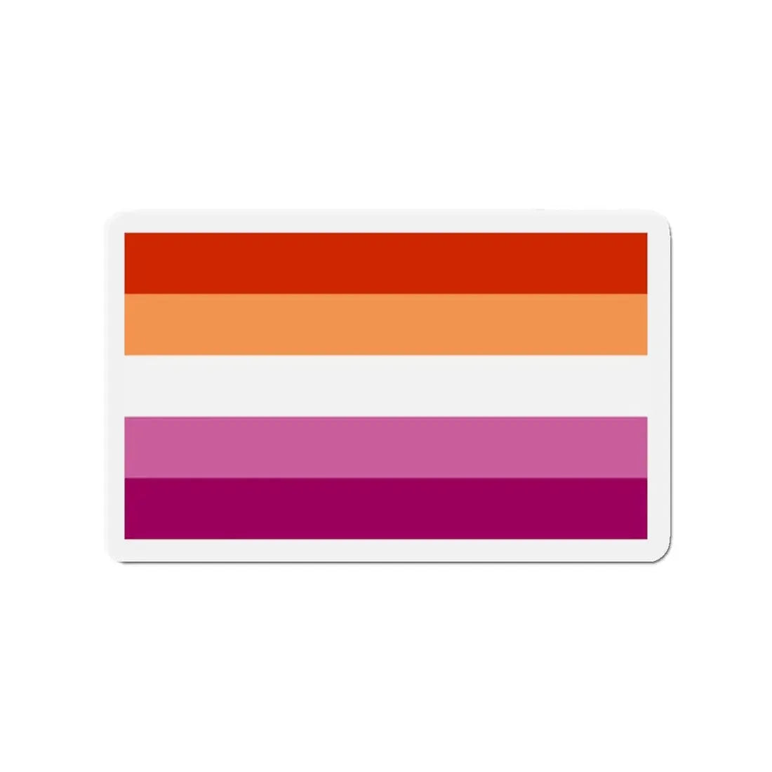 Lesbian Pride Flag 3 - Refrigerator Magnet - The Sticker Space