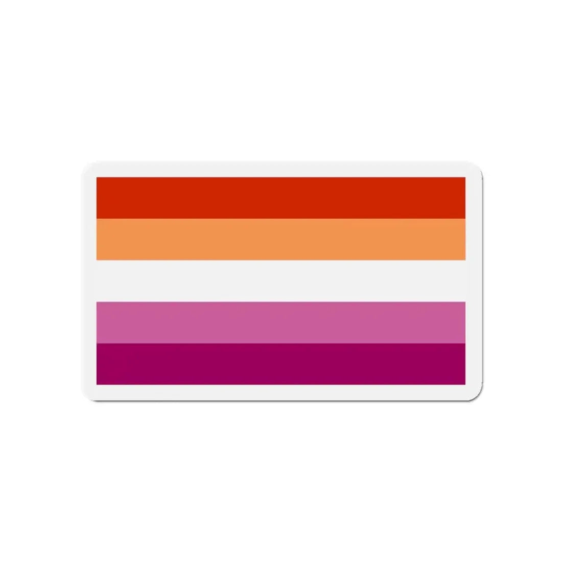 Lesbian Pride Flag 3 - Refrigerator Magnet - The Sticker Space