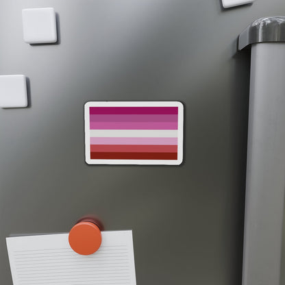 Lesbian Pride Flag - Die-Cut Magnet-The Sticker Space