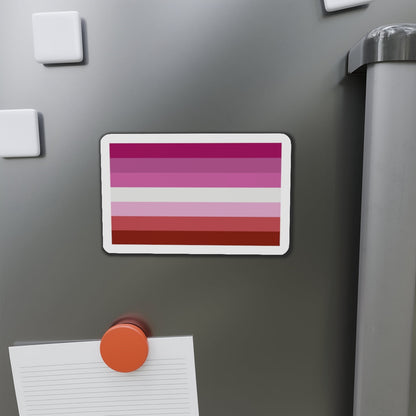 Lesbian Pride Flag - Die-Cut Magnet-The Sticker Space