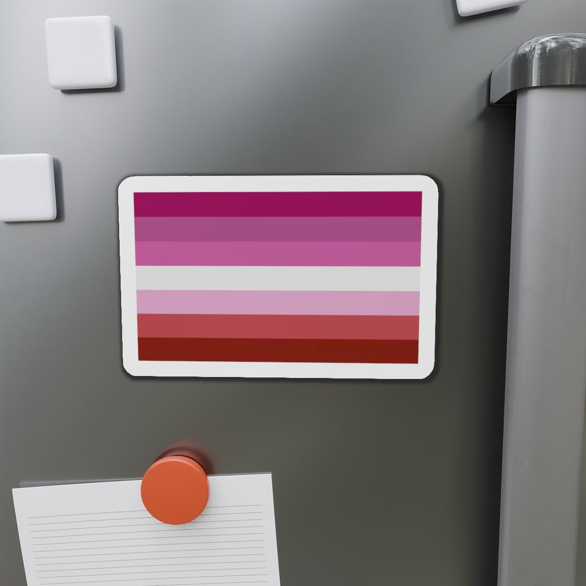 Lesbian Pride Flag - Die-Cut Magnet-The Sticker Space