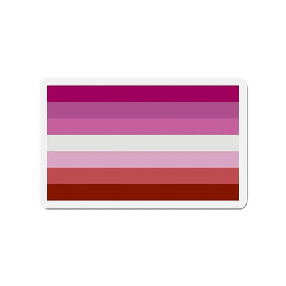 Lesbian Pride Flag - Refrigerator Magnet 3 Inch - The Sticker Space