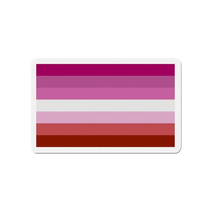 Lesbian Pride Flag - Refrigerator Magnet 4 Inch - The Sticker Space