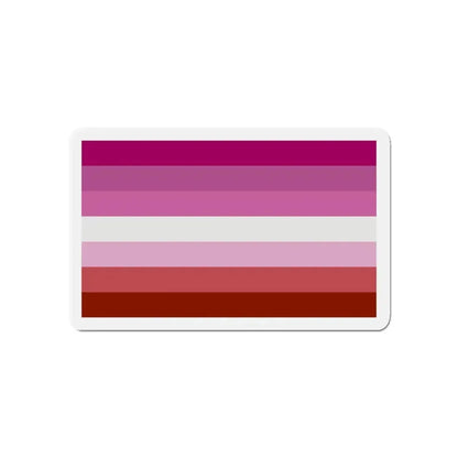Lesbian Pride Flag - Refrigerator Magnet 5 Inch - The Sticker Space