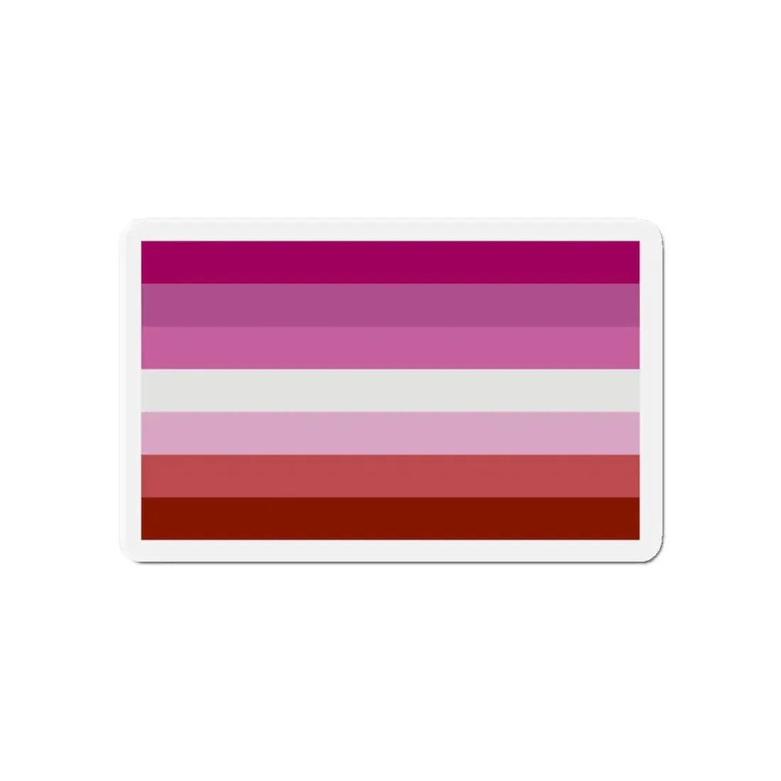 Lesbian Pride Flag - Refrigerator Magnet 6 Inch - The Sticker Space