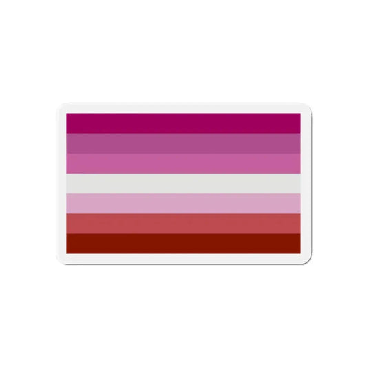 Lesbian Pride Flag - Refrigerator Magnet 6 Inch - The Sticker Space