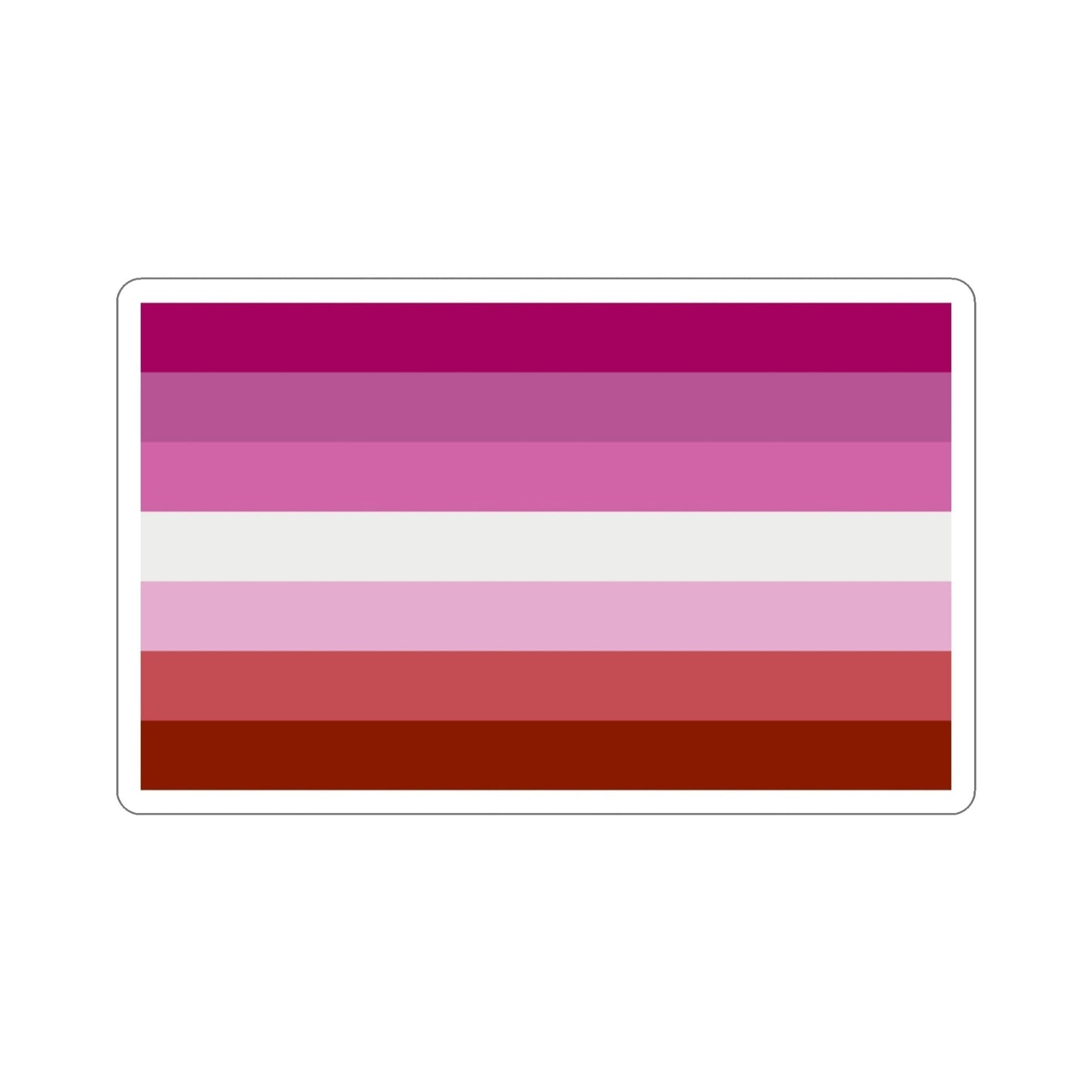 Lesbian Pride Flag STICKER Vinyl Die-Cut Decal-3 Inch-The Sticker Space