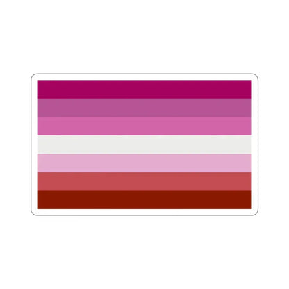 Lesbian Pride Flag STICKER Vinyl Die-Cut Decal 4 Inch - The Sticker Space