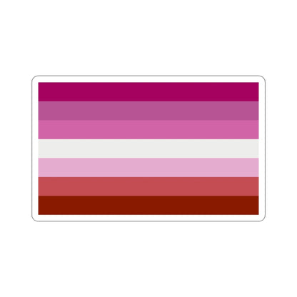 Lesbian Pride Flag STICKER Vinyl Die-Cut Decal-6 Inch-The Sticker Space