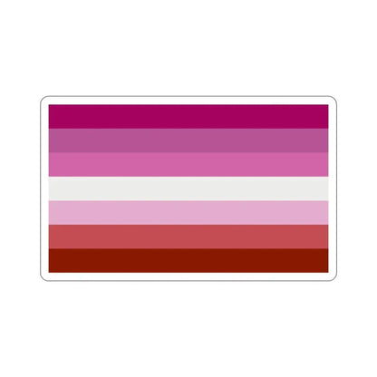 Lesbian Pride Flag STICKER Vinyl Die-Cut Decal 6 Inch - The Sticker Space
