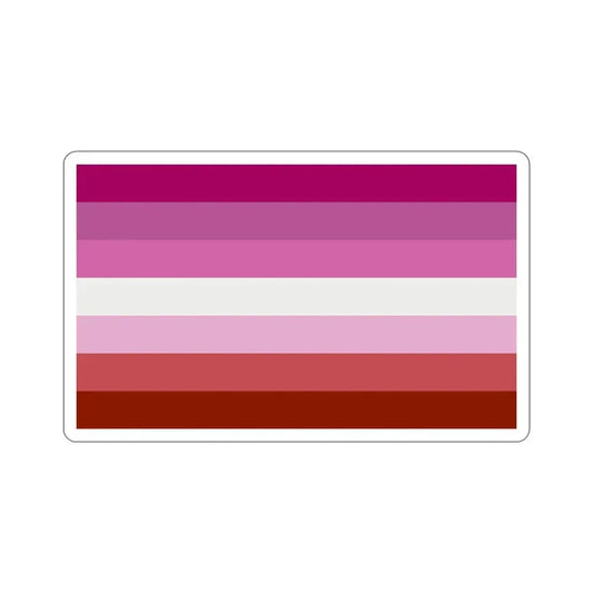 Lesbian Pride Flag STICKER Vinyl Die-Cut Decal 6 Inch - The Sticker Space