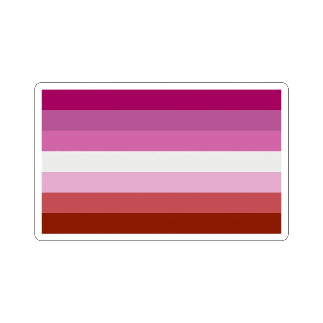 Lesbian Pride Flag STICKER Vinyl Die-Cut Decal - The Sticker Space