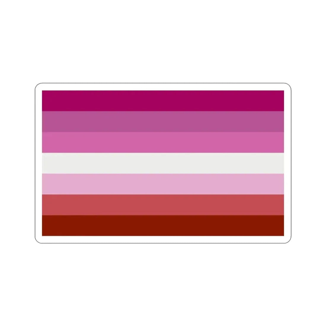 Lesbian Pride Flag STICKER Vinyl Die-Cut Decal - The Sticker Space