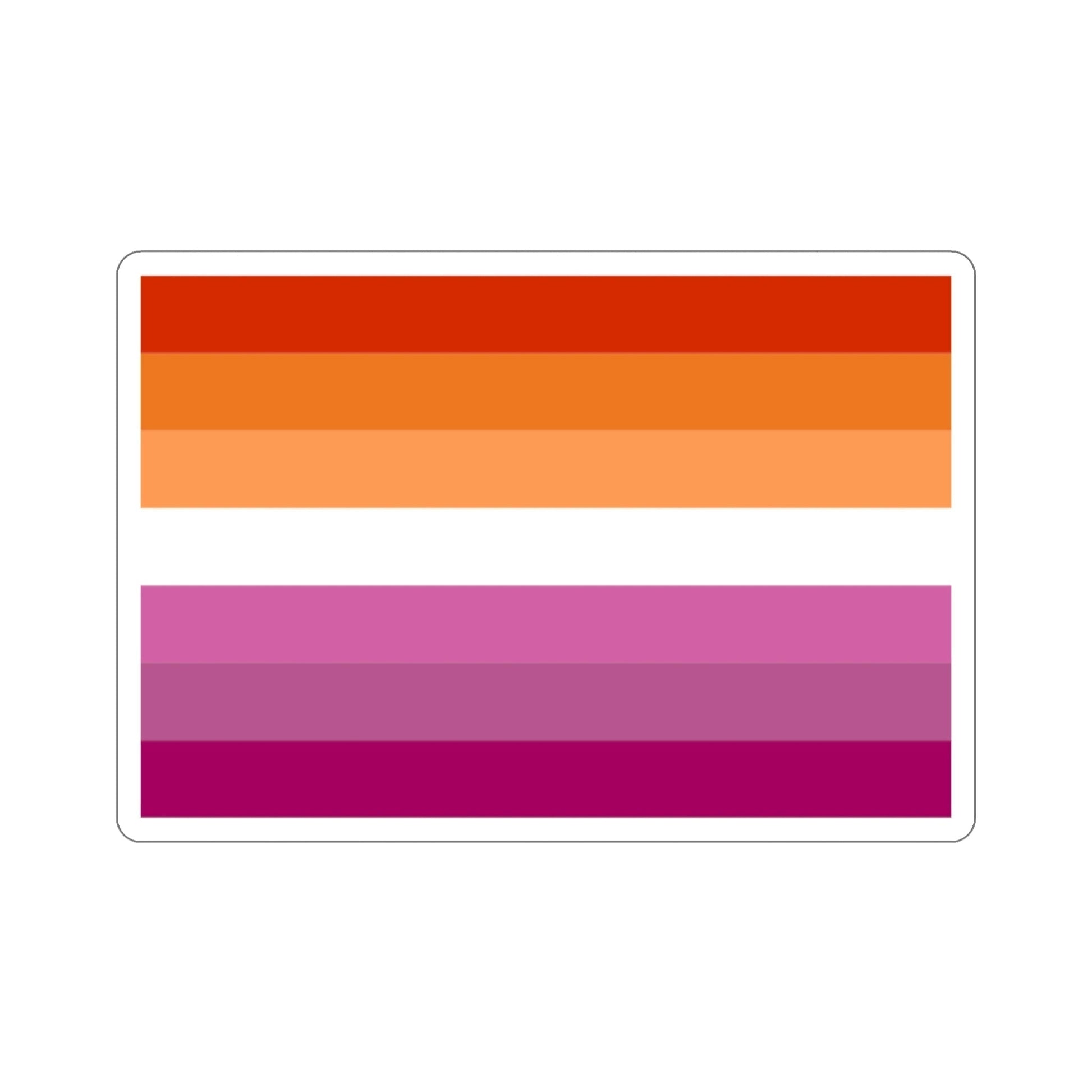 Lesbian Pride Flag v2 STICKER Vinyl Die-Cut Decal-2 Inch-The Sticker Space