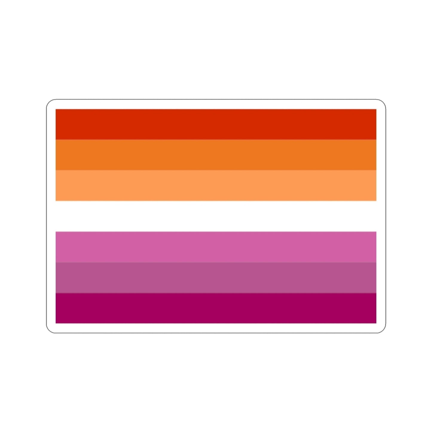 Lesbian Pride Flag v2 STICKER Vinyl Die-Cut Decal-2 Inch-The Sticker Space