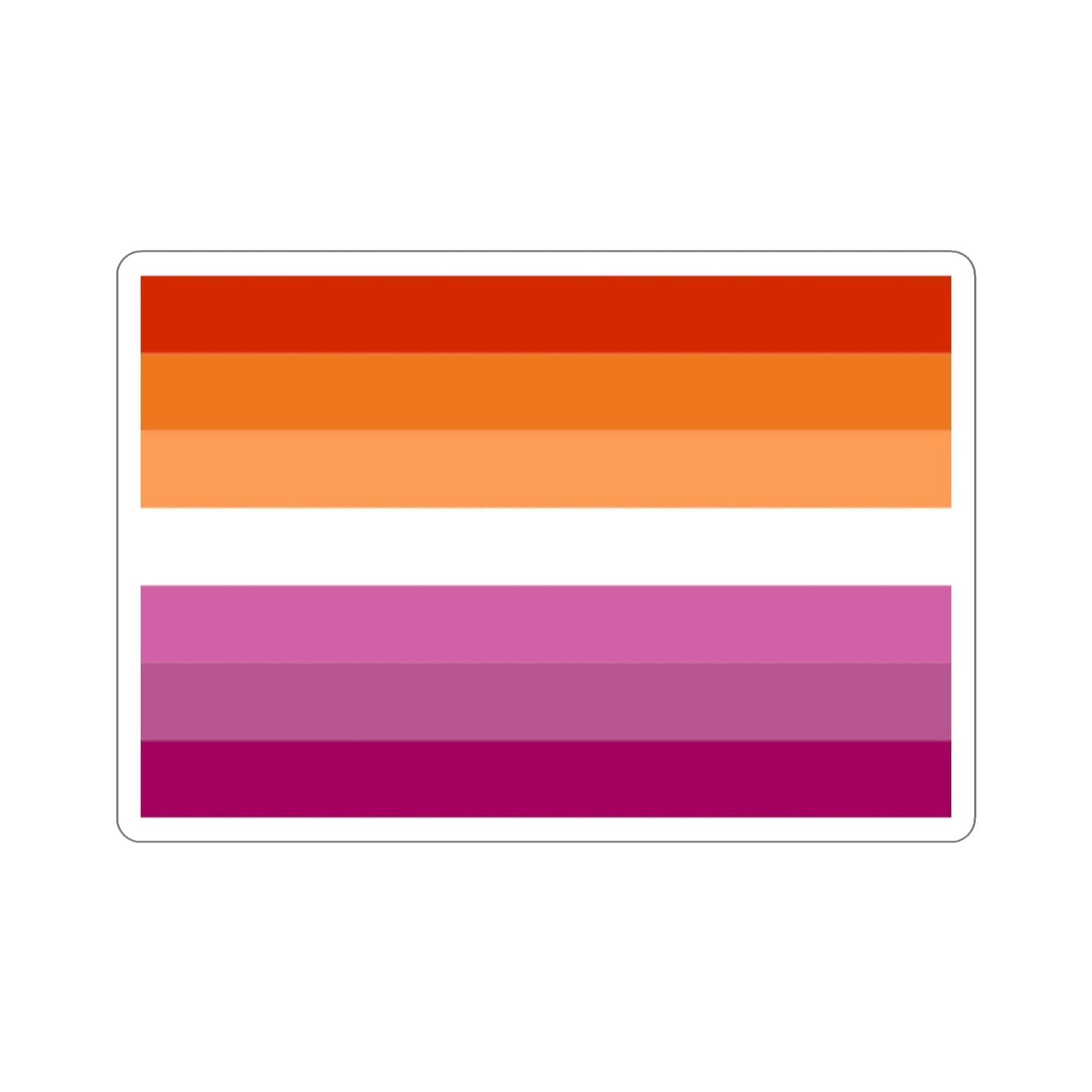 Lesbian Pride Flag v2 STICKER Vinyl Die-Cut Decal-2 Inch-The Sticker Space