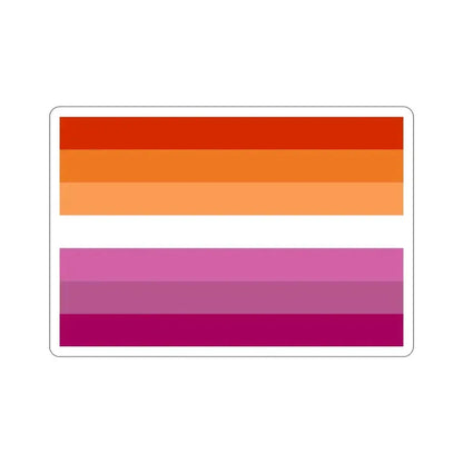 Lesbian Pride Flag v2 STICKER Vinyl Die-Cut Decal 3 Inch - The Sticker Space