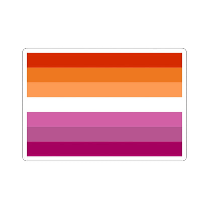 Lesbian Pride Flag v2 STICKER Vinyl Die-Cut Decal-4 Inch-The Sticker Space