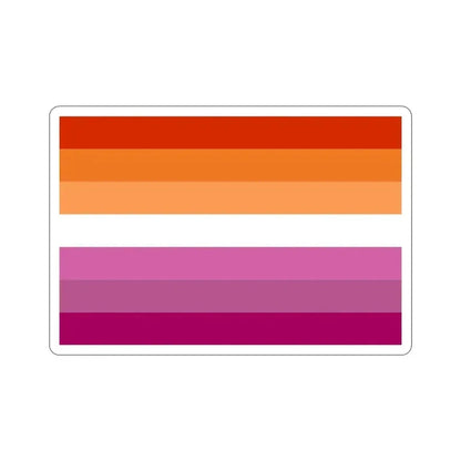 Lesbian Pride Flag v2 STICKER Vinyl Die-Cut Decal 4 Inch - The Sticker Space