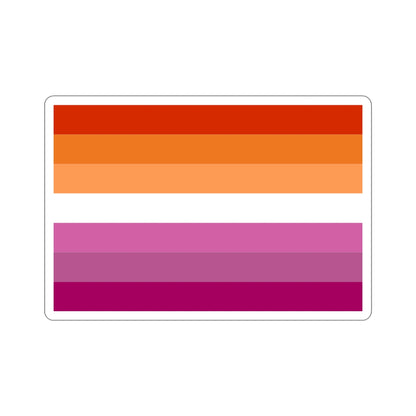 Lesbian Pride Flag v2 STICKER Vinyl Die-Cut Decal-5 Inch-The Sticker Space