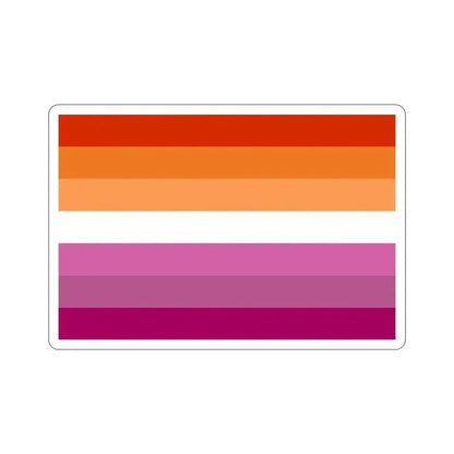 Lesbian Pride Flag v2 STICKER Vinyl Die-Cut Decal 5 Inch - The Sticker Space