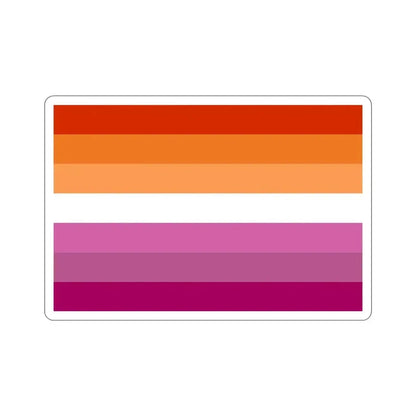 Lesbian Pride Flag v2 STICKER Vinyl Die-Cut Decal 5 Inch - The Sticker Space