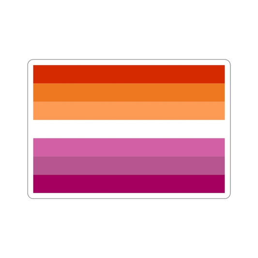 Lesbian Pride Flag v2 STICKER Vinyl Die-Cut Decal-6 Inch-The Sticker Space