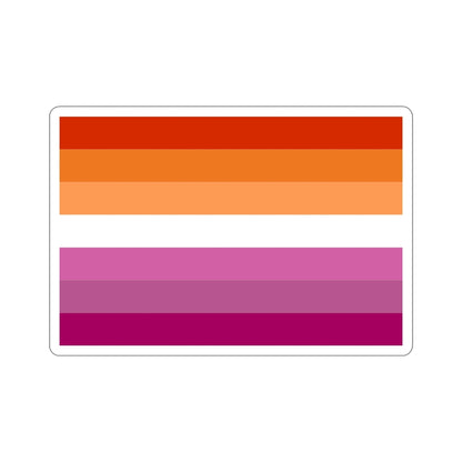 Lesbian Pride Flag v2 STICKER Vinyl Die-Cut Decal-6 Inch-The Sticker Space