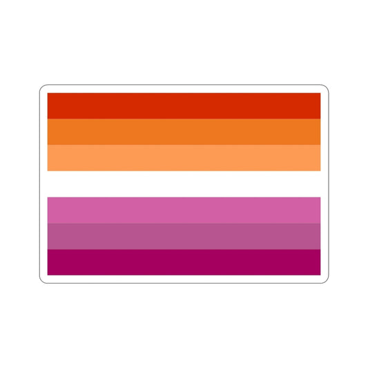 Lesbian Pride Flag v2 STICKER Vinyl Die-Cut Decal-6 Inch-The Sticker Space