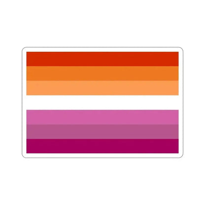Lesbian Pride Flag v2 STICKER Vinyl Die-Cut Decal 6 Inch - The Sticker Space