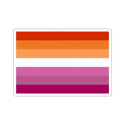 Lesbian Pride Flag v2 STICKER Vinyl Die-Cut Decal 6 Inch - The Sticker Space