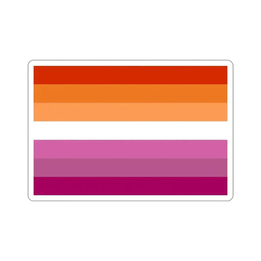 Lesbian Pride Flag v2 STICKER Vinyl Die-Cut Decal 6 Inch - The Sticker Space