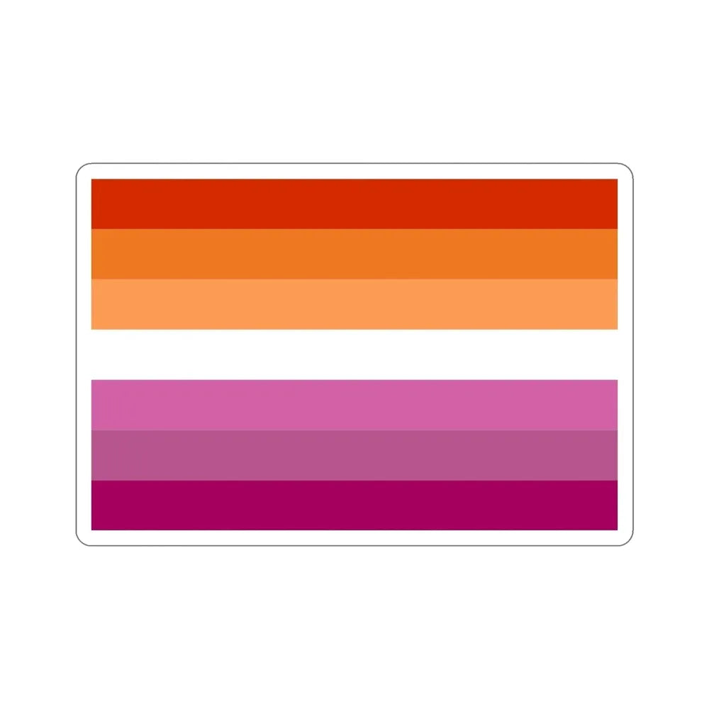 Lesbian Pride Flag v2 STICKER Vinyl Die-Cut Decal - The Sticker Space