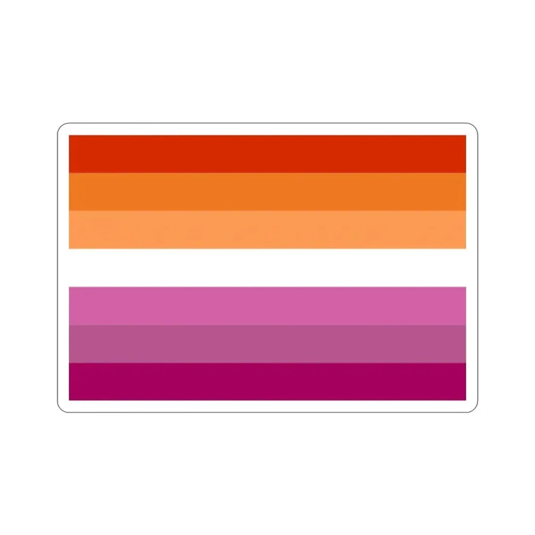 Lesbian Pride Flag v2 STICKER Vinyl Die-Cut Decal - The Sticker Space