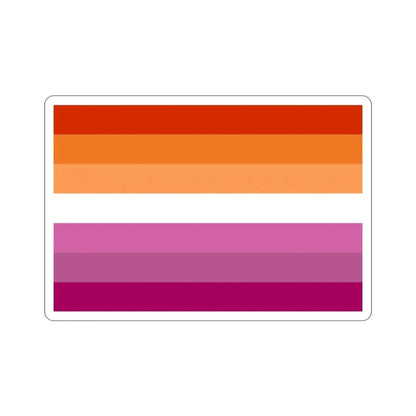 Lesbian Pride Flag v2 STICKER Vinyl Die-Cut Decal - The Sticker Space