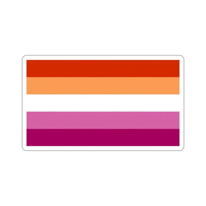 Lesbian Pride Flag v3 STICKER Vinyl Die-Cut Decal 2 Inch - The Sticker Space