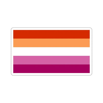 Lesbian Pride Flag v3 STICKER Vinyl Die-Cut Decal 2 Inch - The Sticker Space