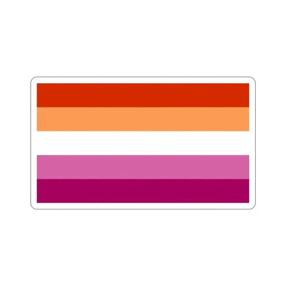 Lesbian Pride Flag v3 STICKER Vinyl Die-Cut Decal 3 Inch - The Sticker Space