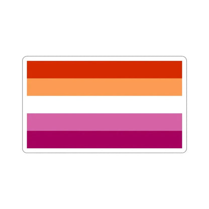 Lesbian Pride Flag v3 STICKER Vinyl Die-Cut Decal 3 Inch - The Sticker Space