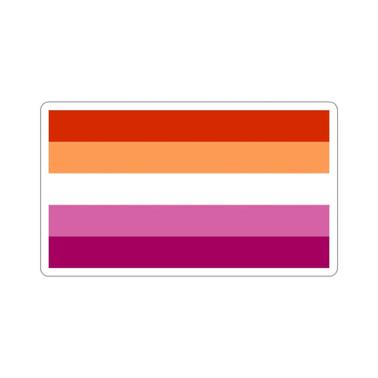 Lesbian Pride Flag v3 STICKER Vinyl Die-Cut Decal-4 Inch-The Sticker Space