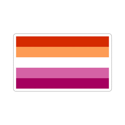 Lesbian Pride Flag v3 STICKER Vinyl Die-Cut Decal-5 Inch-The Sticker Space