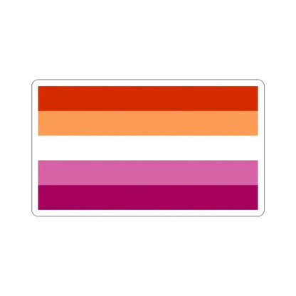 Lesbian Pride Flag v3 STICKER Vinyl Die-Cut Decal 5 Inch - The Sticker Space