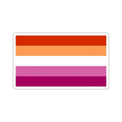 Lesbian Pride Flag v3 STICKER Vinyl Die-Cut Decal 5 Inch - The Sticker Space