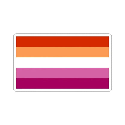 Lesbian Pride Flag v3 STICKER Vinyl Die-Cut Decal 6 Inch - The Sticker Space