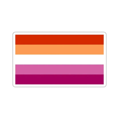 Lesbian Pride Flag v3 STICKER Vinyl Die-Cut Decal 6 Inch - The Sticker Space