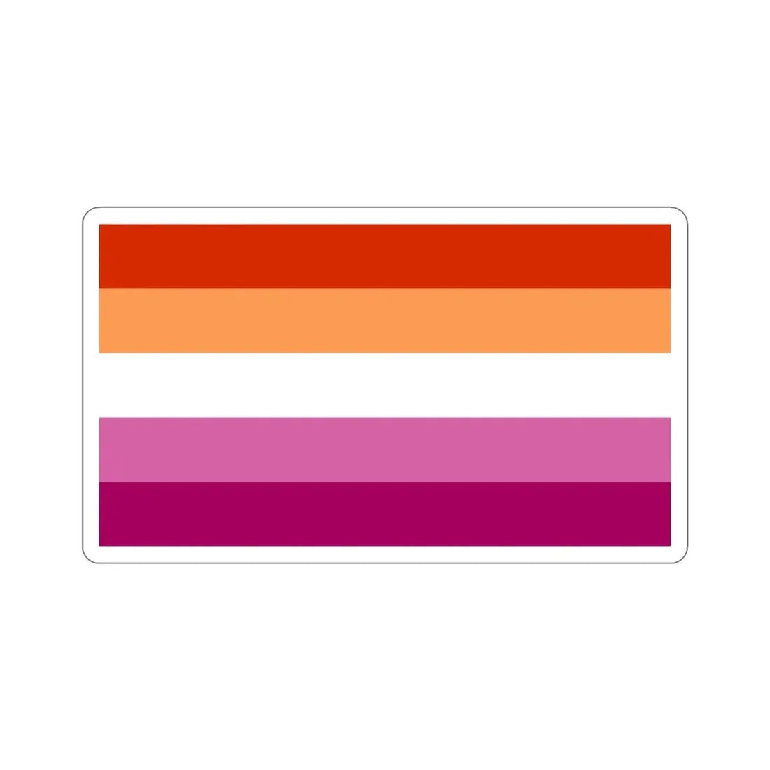 Lesbian Pride Flag v3 STICKER Vinyl Die-Cut Decal - The Sticker Space