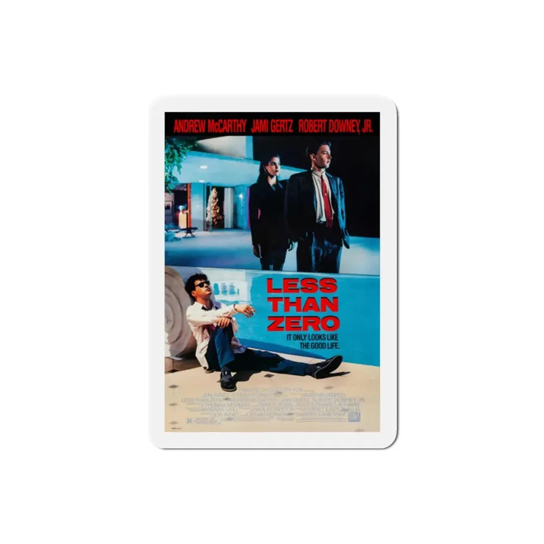 Less Than Zero 1987 Movie Poster Refrigerator Magnet - The Sticker Space