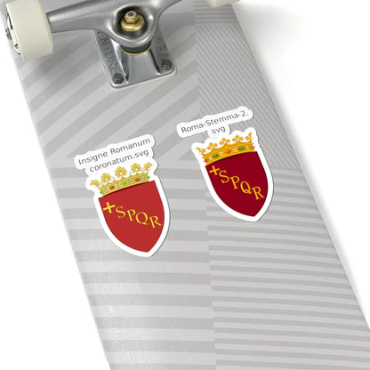 Lesser arms of Rome Comparison (Italy) (Coat of Arms) STICKER Vinyl Kiss-Cut Decal - The Sticker Space