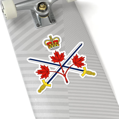 Lesser badge of the Canadian Army (Canada) (Coat of Arms) STICKER Vinyl Kiss-Cut Decal - The Sticker Space
