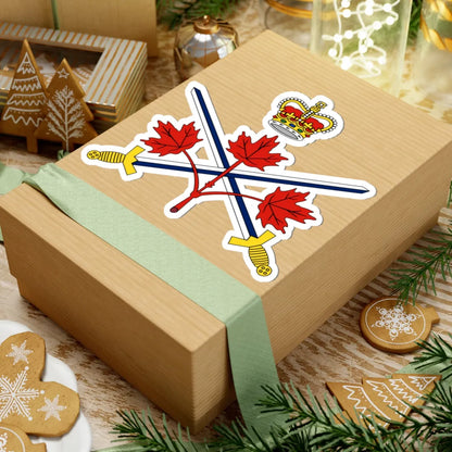 Lesser badge of the Canadian Army (Canada) (Coat of Arms) STICKER Vinyl Kiss-Cut Decal - The Sticker Space